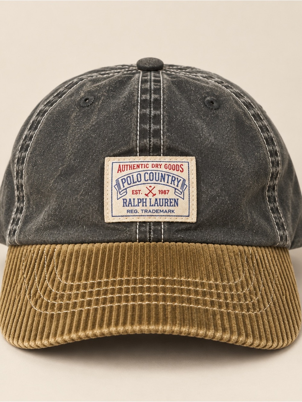 Ralph Lauren Polo Country 90s Archive-Inspired Cap | Corduroy Brim | NWT